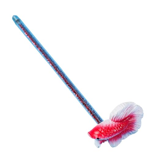 Fanysdsi Simulation Betta Stick, Betta Training Stick | Aquarium-Simulation Betta Zauberstab,Transparente Stab-Aquarium-Dekoration für Anfänger und erfahrene Fischbesitzer von Fanysdsi