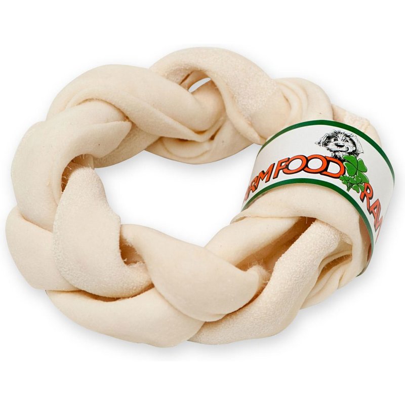 Farm Food Rawhide Dental Braided Donut L - 22-26 cm von Farm Food