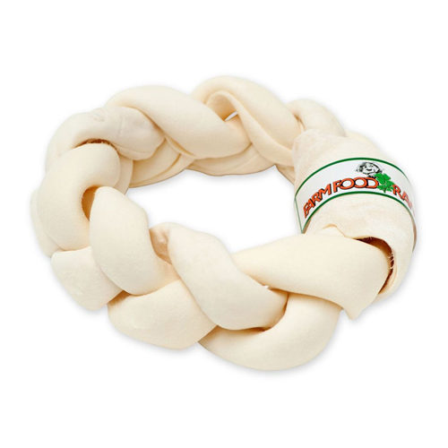 Farm Food Rawhide Dental Braided Donut - L von Farm Food