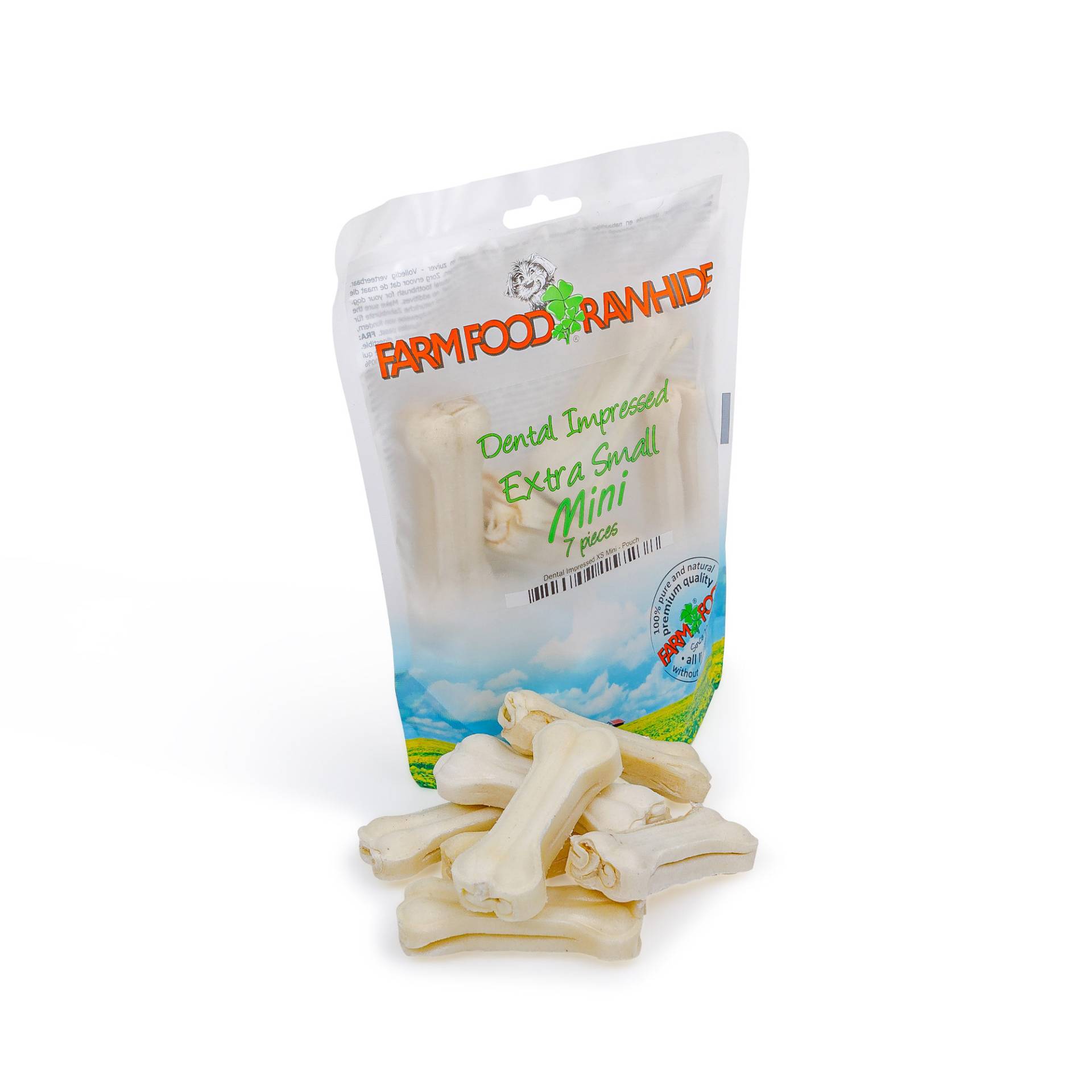 Farm Food Rawhide Dental Impressed Mini - 7 Stück von Farm Food