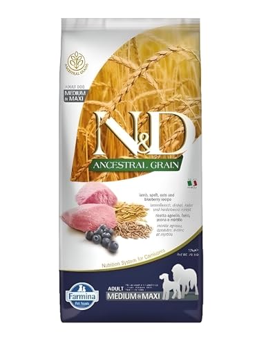 Farmina Pet Food N&D Ancestral Grain Canine 12 kg Adult Lamb von Farmina N&D Ancestral Grain