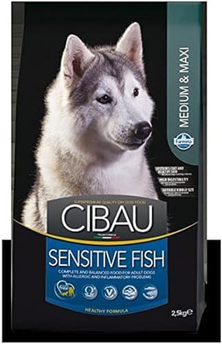 Farmina Cibau Sensitive Fish Medium/Maxi 12kg + 2kg von Farmina Pet Foods