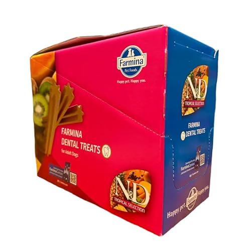 Farmina Tropical Selection Pork, Treat Caani Adult Mini, Karton 15 Stück von Farmina Pet Foods