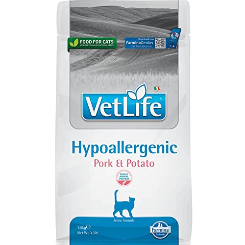 Farmina Vet Life Pellets Katzenfutter (Trockenfutter, mit Antioxidantien, ohne Gentechnik, erstellt zusammen mit der Fakultät für Tierernährung der Universität von Neapel, Portionsgröße: 1,5 kg) von Farmina Pet Foods