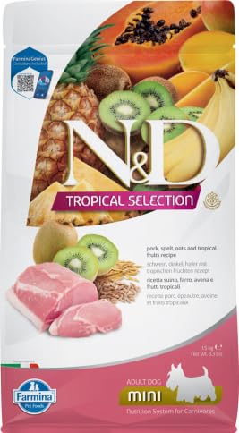 N&D DOG TROPICAL SELECTION PORK ADULT MINI 1,5 kg von Farmina Pet Foods