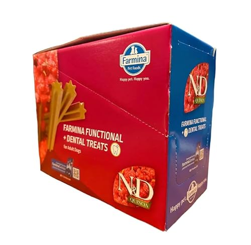 Packung mit 15 Leckereien, N&D Quinoa, Digestion, Adult Hund Mini, 60 g von Farmina Pet Foods