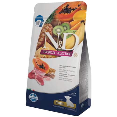 FARMINA ND Dog Welpe Tropical Selection Mini Lamm, 1,5 kg von Farmina