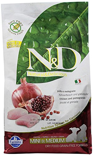 Farmina N&D Getreidefrei Huhn & Granatapfel Puppy gr. Hunderwelpen Bitte auswählen: 2,5 kg von Farmina Pet Foods