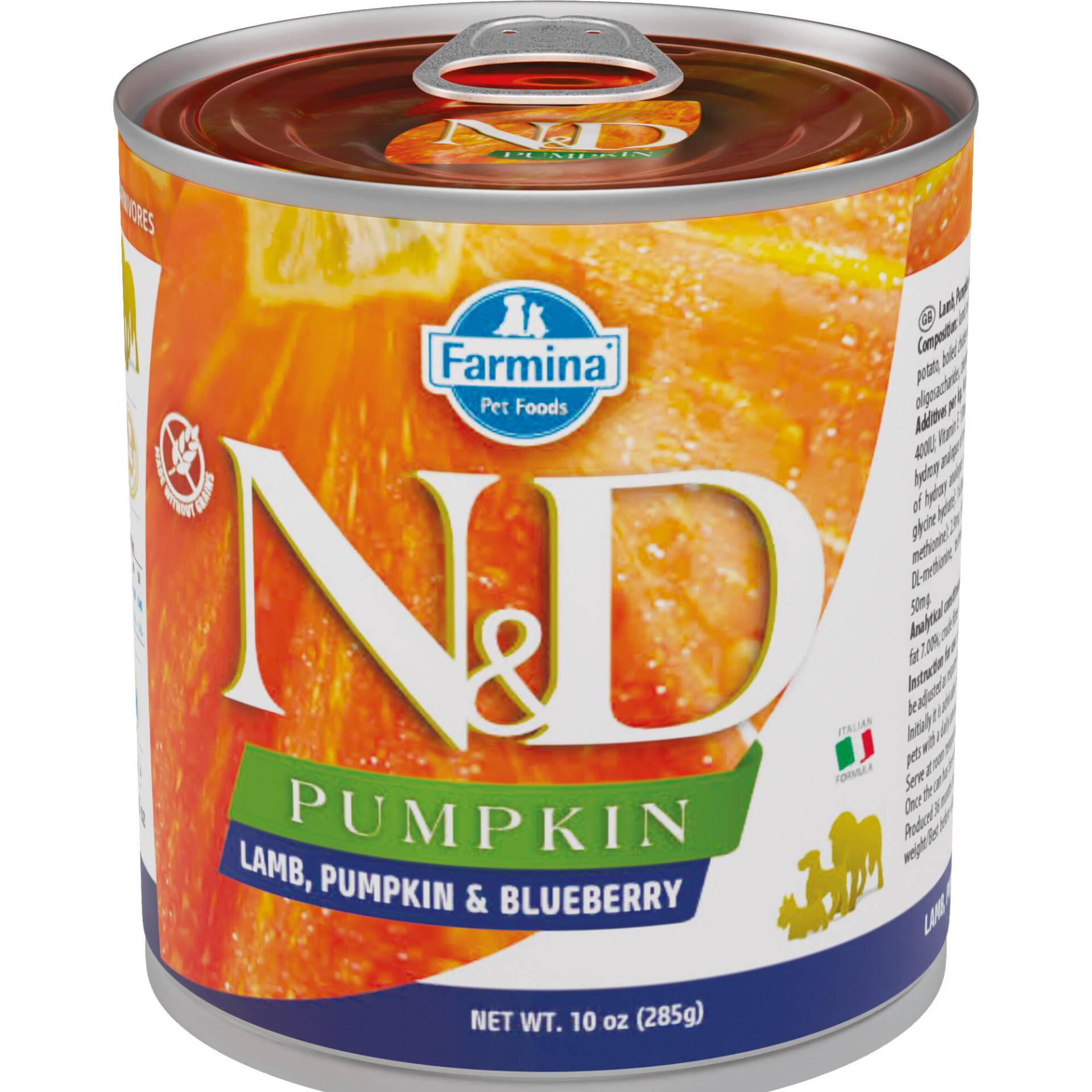 Farmina N&D Pumpkin Adult Nassfutter - Lamm und Blaubeere - 6 x 285 g Farmina N&D Pumpkin Adult Nassfutter - Lamm und Blaubeere - 6 x 285 g von Farmina