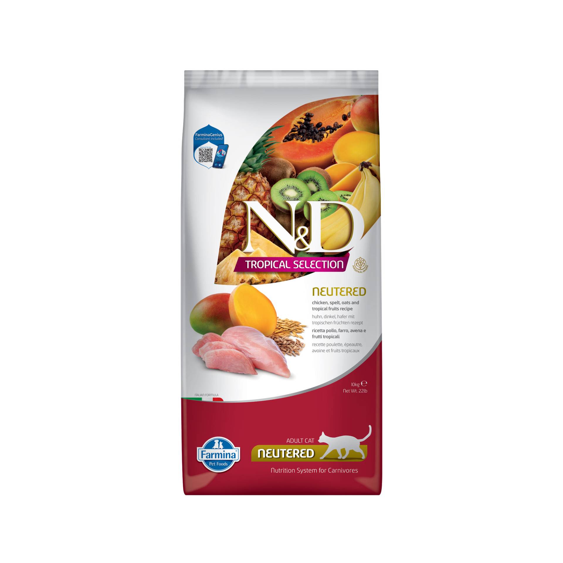 Farmina N&D Tropical Neutered Huhn - Katzenfutter - 5 kg Farmina N&D Tropical Neutered Huhn - Katzenfutter - 5 kg von Farmina