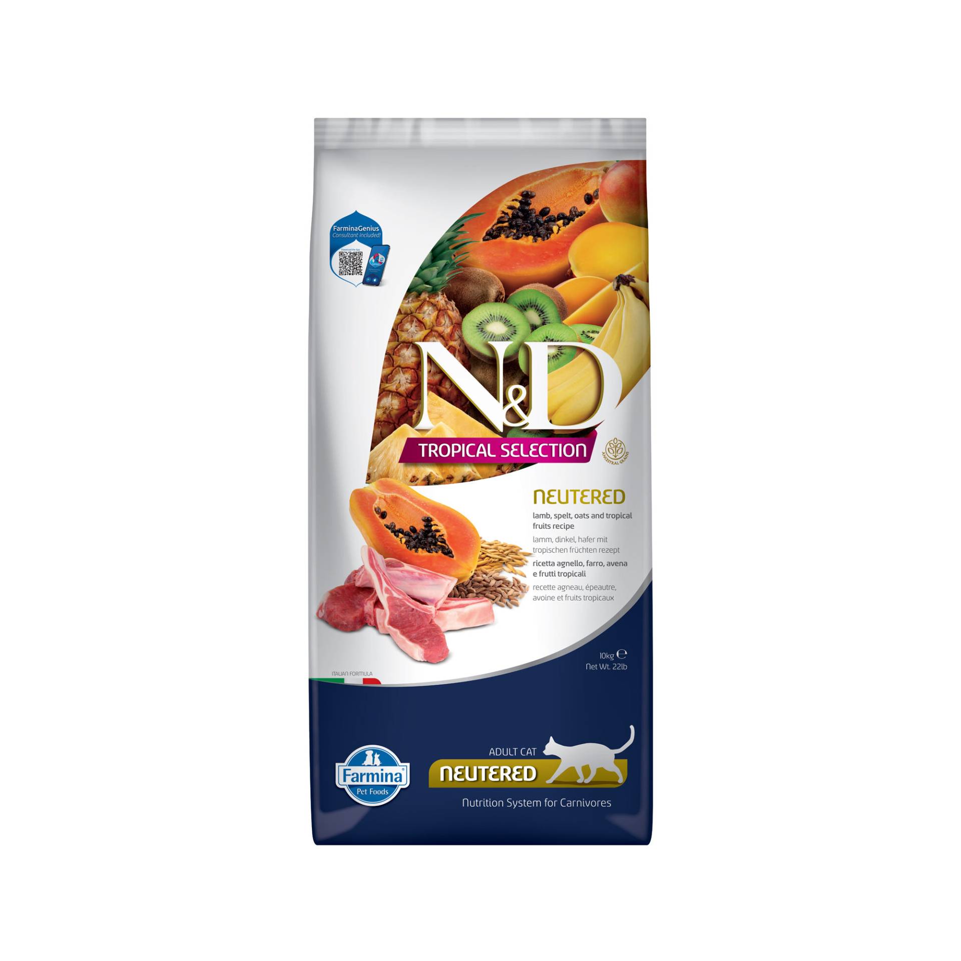 Farmina N&D Tropical Neutered Lamm - Katzenfutter - 5 kg Farmina N&D Tropical Neutered Lamm - Katzenfutter - 5 kg von Farmina