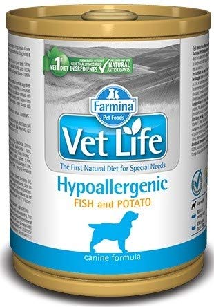 Vet Life - HYPOALLERGENIC für Hunde 300 Gramm - Fisch und Kartoffeln von Farmina