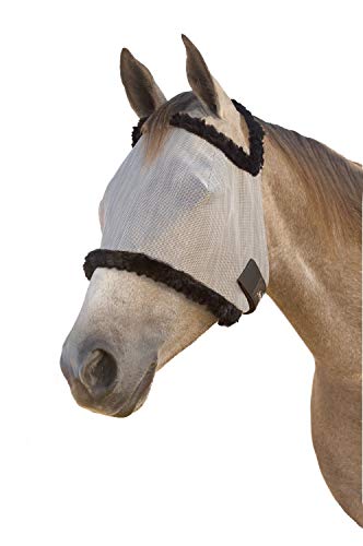 SUPERMASK II Silver Mesh / Black Trim - horse von Farnam