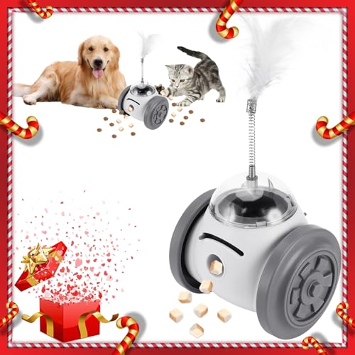 Interaktives Hundespielzeug, Rolling Feeder Hundespielzeug, Leckerli-Spender, Slow Feeder für Hunde zur Verbesserung der Verdauung, Hunde-Puzzle-Futterspender für große/mittlere/kleine Hund un Katze von Farnirvana