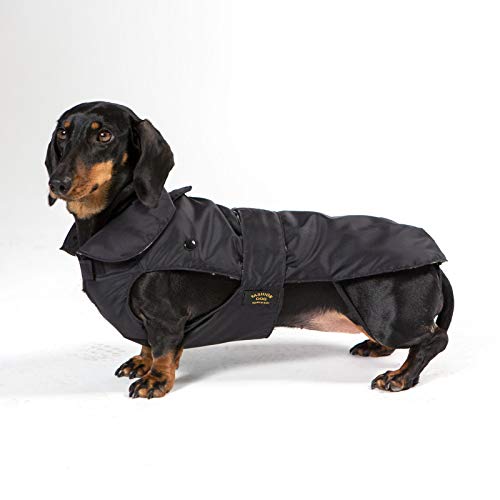 Fashion Dog Hundemantel speziell für Dackel - Schwarz - 36 von Fashion Dog