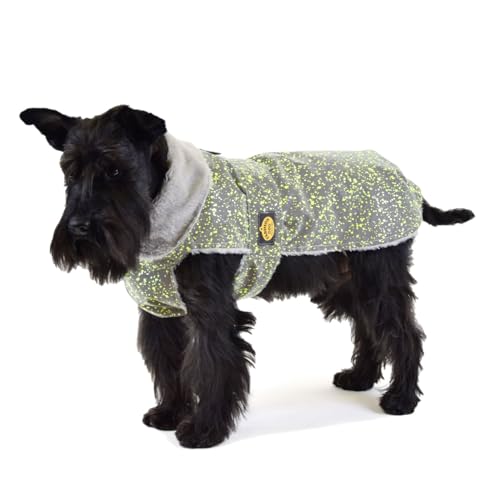 Fashion Dog reflektierender Regenmantel für Hunde mit Kunstpelzfutter - 51 cm von Fashion Dog