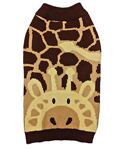 Fashion Pet Hundepullover, Giraffen-Design, Gr. XS, Braun von Fashion Pet