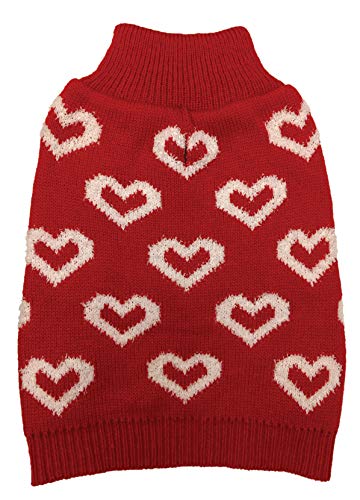 Fashion Pet Hundepullover, Herzmotiv, Gr. M, Rot von Fashion Pet