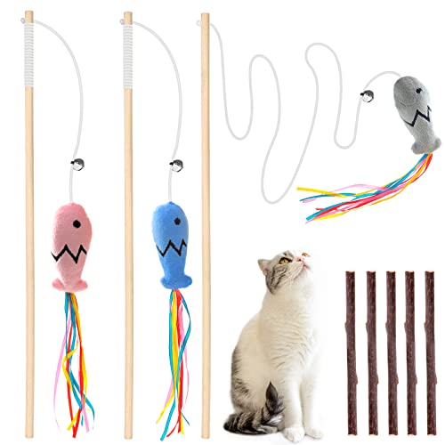 Weihnachtsstrumpf, Katzengeschenk-Set – Katzenspielzeug gefüllt – Kitty Festlicher Strumpf Variety Pack Spielzeug von Fashion&cool