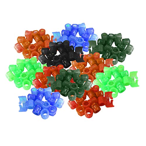 FashionCha 100 Stück Vögel Beinringe Clip On Vogel Fußbänder Nummerierte Halterungsmarken Identifikationswerkzeug für Geflügeltraining Haustiere FashionCha 100 Stück Vögel Beinringe Clip On Vogel Fußbänder Nummerierte Halterungsmarken Identifikationswerkzeug für Geflügeltraining Haustiere von FashionCha