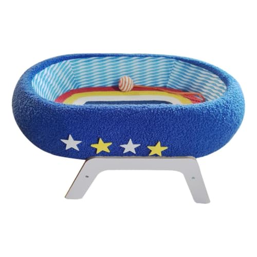 FashionCha Katzenbett mit Ständer, Haustier Trainingsspielzeug, Katzenkratzbrett Zum Jagen Und Spielen FashionCha Katzenbett mit Ständer, Haustier Trainingsspielzeug, Katzenkratzbrett Zum Jagen Und Spielen von FashionCha