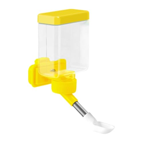FashionCha Vogeltränke, Vogelfutterspender, transparent, zum Aufhängen, leicht zu reinigen, Keine Unordnung, Käfigmontage für Haustiere, Papageien, Gelb FashionCha Vogeltränke, Vogelfutterspender, transparent, zum Aufhängen, leicht zu reinigen, Keine Unordnung, Käfigmontage für Haustiere, Papageien, Gelb von FashionCha