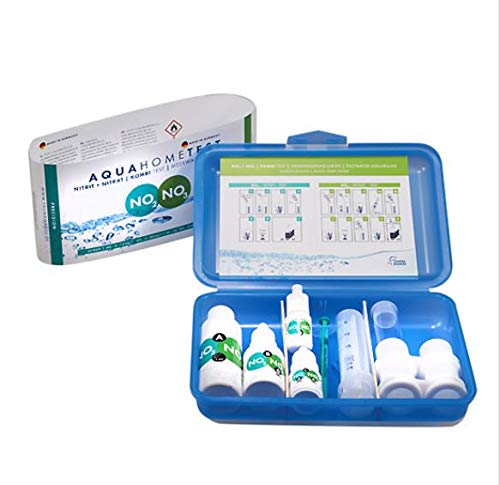 Fauna Marin Aquahometest (NO2 + NO3, Nitrit/Nitrat Kombi) - Test Kit für Aquarien-Tests (ca. 50) - Wasseranalyse-Testkit - Wasserqualitätskontrolle im Aquarium von Fauna Marin