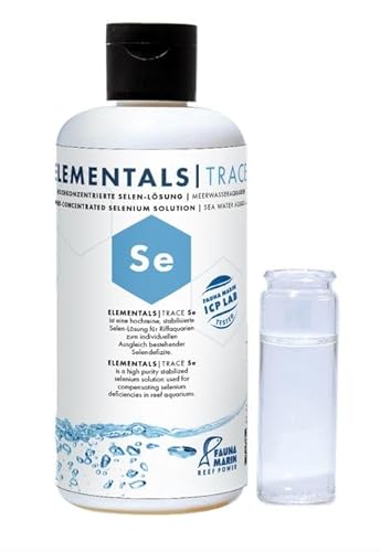 Fauna Marin Elementals Trace Se 250ml Hochkonzentrierte Selen-Lösung für Meerwasseraquarien von Fauna Marin