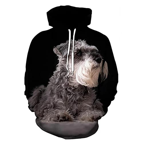 Haustier Hund Pullover 3D Gedruckt Männer Hoodie Casual Sweatshirt Trainingsanzug Unisex Harajuku Streetwear Mode Tops, 1007, L von Faxkjeuls