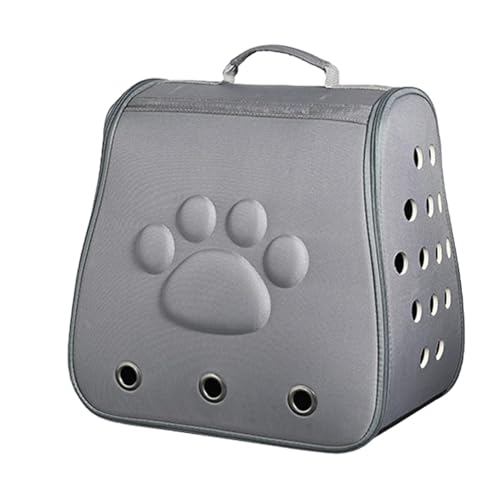 Atmungsaktive Haustier-Reisetasche, EVA-Katzen-Reisetasche, Hundetrage zum Wandern, Faltbare Haustier-Reisetasche, kleine Hunde-Camping-Tragetasche, mittelgroße Hundetasche, tragbare Haustiertasche von Fbinys