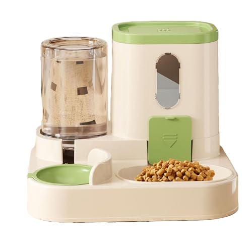 Auto Feeder Futterspender Katzenfutter Wasserspender Haustier Futter Futterspender Hund Tränke und Feeder Set Automatischer Tierfutterspender Kleines Haustier Fütterungssystem Futternapf Und von Fbinys