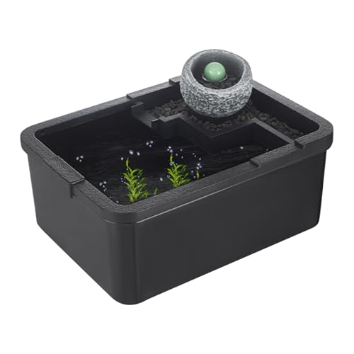 Beta-Fisch-Aquarien, Couchtisch-Tank-Dekoration, USB-Pumpen-Funktion, Licht im Lieferumfang enthalten mit Schreibtisch-Aquarium für Schlafzimmer, Bücherregal, Krankenhaus, Aquaponik, 29 x 22 x 12 cm Beta-Fisch-Aquarien, Couchtisch-Tank-Dekoration, USB-Pumpen-Funktion, Licht im Lieferumfang enthalten mit Schreibtisch-Aquarium für Schlafzimmer, Bücherregal, Krankenhaus, Aquaponik, 29 x 22 x 12 cm von Fbinys