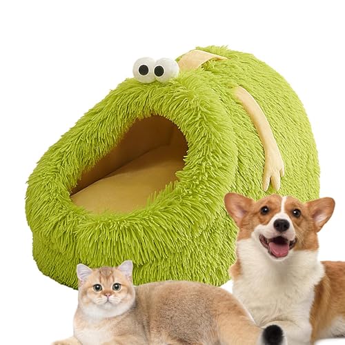 Cat Cave Bed, Cozy Kitten Lounger, Autumn Winter Cat Bed, Soft Pet Sleep House, Detachable Cat Cave, Washable Cat Bed, Plush Cat Sleeping Cushion, Small Dog Cave Bed, Enclosed Cat Cave Warm Cat House von Fbinys