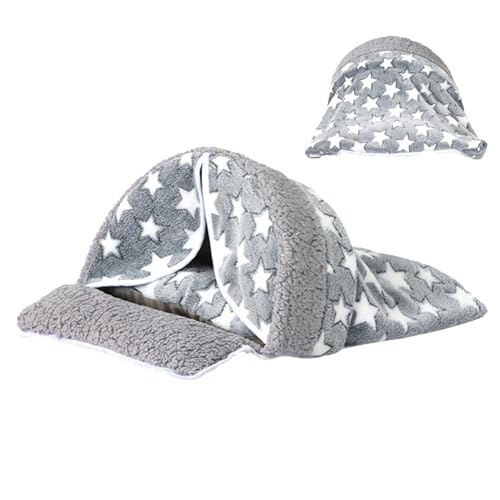 Fbinys Cat Winter Sleeping Bag, Cozy Cat Bed, Burrowing Cat Tent, Non-Slip Cat Bed, Washable Snuggle Sack, Covered Cat Bed, Enclosed Cat Bed for Indoor Cats, Cat Sleeping Bag, Arch-Shaped Cat Bed von Fbinys