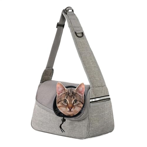 Dog Carrying Sling, Shoulder Bag Pet Carrier, Dog Sling Carrier with Storage Pocket, Breathable Travel Pet Carrier, Small Dog Pet Sling, Puppy Carrier for Cats, Pet Supplies Carrier, Sling Carrier von Fbinys