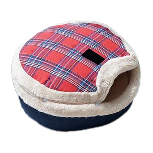 Enclosed Pet Cat Nest, Double Mode Design Cat Bed, Detachable Cat Bed, Cozy Cat Nest for, Comfortable Pet Bed for Cats, Soft Plush Cat Bed, Spacious Cat Sleeping Bed, Cat Cave and Open Bed von Fbinys