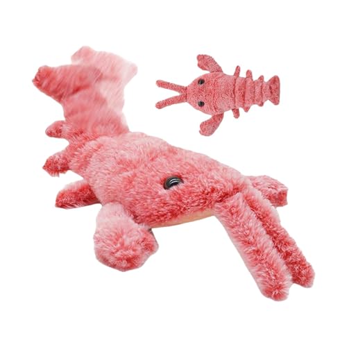 Fbinys Cat Interactive Toy | Plush Electric Lobster Pet Toy | Realistic Rechargeable Stuffed Lobster | Reduces Indoor Boredom for Dogs and Cats, Ideal for Living Room or Backyard von Fbinys