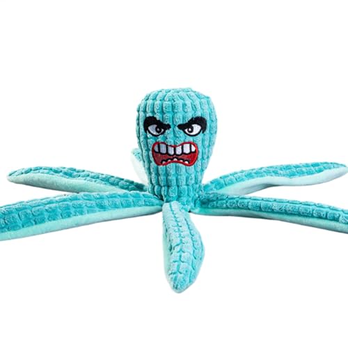 Fbinys Dog Squeaky Toy, Plush Squeaky Octopus, Bite-Resistant Chewing Toys, Interactive Pet-Friendly Playtime Accessory for Puppy, Small, Large 14.17x3.94x3.94 Inch von Fbinys