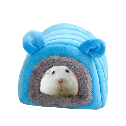 Fbinys Hamster-Winterhaus, gemütliches Hamsterbett, Haustier-Winternest, Kleintier-Schlafhaus, warmes Hamsterbett, Igel-Schlafbett, weiches Haustierhaus, isoliertes Haustierbett, Hamsternest für den von Fbinys