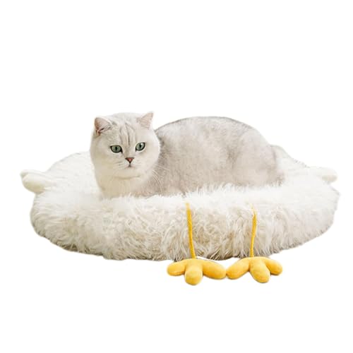 Fbinys Self-Warming Cat Bed, Chick-Shaped Pet Mat, Cat Warmer Mat, Thermal Cat Bed, Non-Electric Warming Pad, Cozy Cat Bed Mat, Warm Pet Sleeping Pad, Soft Pet Warming Mat, Cute Pet Bed Design von Fbinys