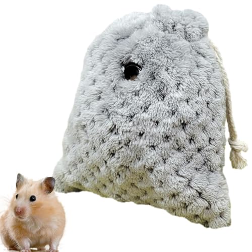 Fbinys Sugar Gliders Schlafsack | Sugar Glider Warmer Baumwollkäfig – Tragetasche mit Kordelzug und atmungsaktiver Belüftung für Zuckergleiter von Fbinys