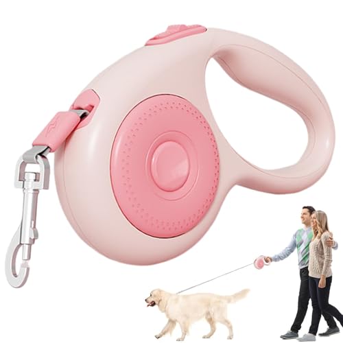 Long Retractable Dog Lead, Jogging Lead For Pets, Comfortable Dog Lead, Heavy Duty Dog Lead, Pet Walking Lead, Anti-Slip Dog Lead Handle, Retractable Pet Lead, Dog Walking Lead, Dog Jogging Leash, Dur von Fbinys