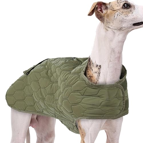 Warmer Mantel für Hunde, winddichter Hundemantel, Thermoweste für kaltes Wetter, Haustier-Winterjacke, robuster D-Ring-Hundemantel, Hundemantel für kaltes Wetter, verstellbarer Hunde-Wintermantel, von Fbinys