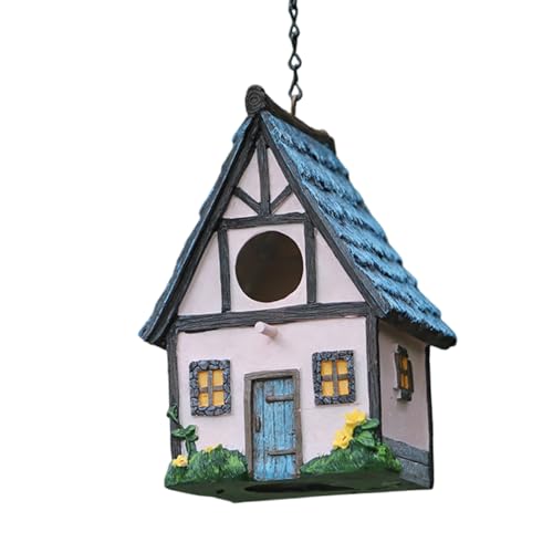 Kolibri-Käfighaus, Outdoor-Käfig-Nistkasten, Nistkäfig, Stehversteck, bemaltes Haus für kleine Vögel von Fcnjsao