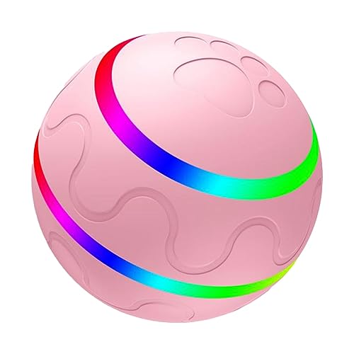 Fcuajdkq Smart Toys Ballspielzeug, Langlebig, Automatisch Rollender Ball für Hunde, Katzen, Katzen, Spielzeug, Heimtierbedarf von Fcuajdkq