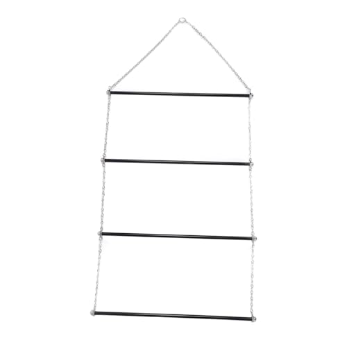 4 Schicht Hanging Storage Organizer Satteldecke Rack, Verstellbare Hängende Stangen, Einfach an Tür, Wand, Stabil, Faltbar für den Transport zu Installieren von Fdit