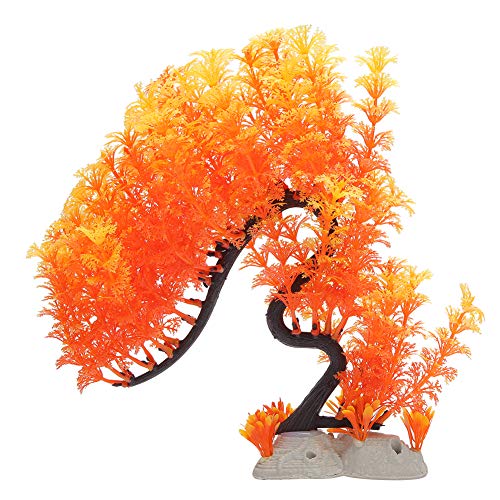 Aquarium Plastic Decoration Einzigartige geschwungene Form Baum für Thema Dekorationen Aquarium Wasserpflanzen Zubehör von Fdit