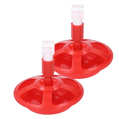 Automatic Chicken Waterer 2 Pack PP G3/4 Wasserfutter für Küken Enten Gänse Geflügeltrinkschale, Hergestellt aus Eingedicktem PP, Ausgelegt Zur Einfachen Anwendung von Fdit