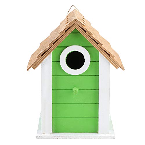 Exquisiter Ruhekäfig für Vogelpapageien, Feuchtigkeitsbeständiges, Ungiftiges Vogelhaus aus Holz für die Dekoration Im Innenhof, Komfortable Ruheumgebung für Vögel von Fdit