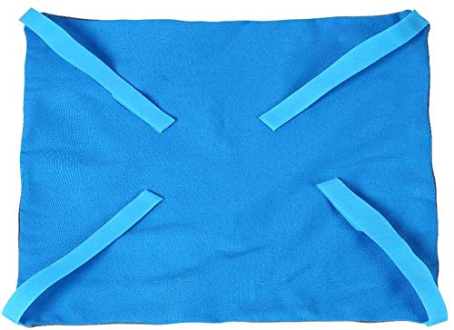 Fdit Cat Hängemattenbett, 2 Seiten Soft Under Chair Tisch Hängematten Wasserdicht warm Cat Kitty Hängematte Hängebett für Katzen Welpen Frettchen(L-Blau + Grau) von Fdit